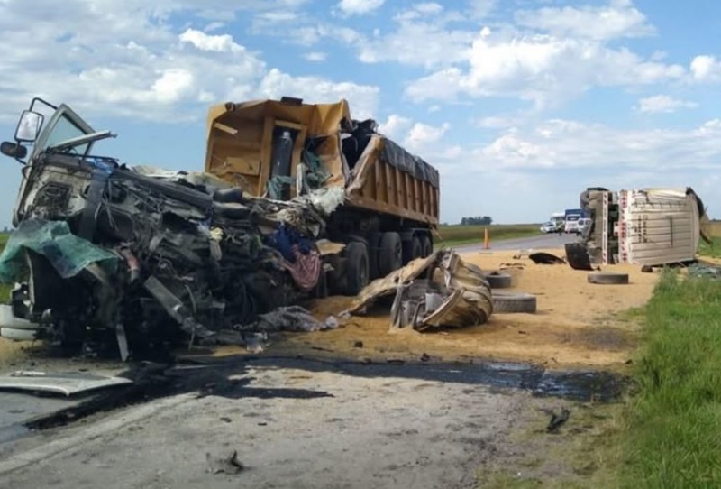 Muri un camionero en un choque mltiple en la Ruta 3